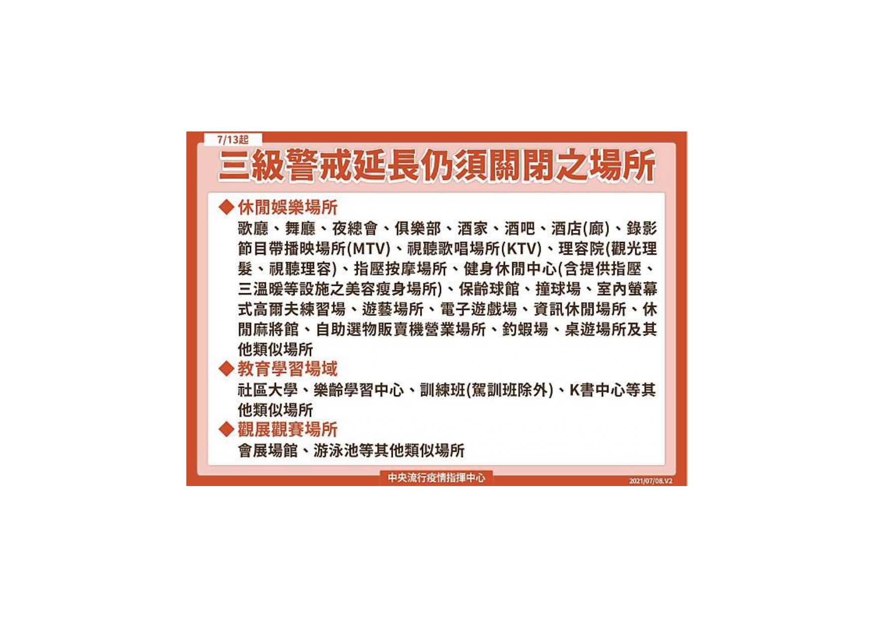 防疫相關措施(1)
